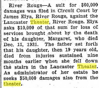 Lancaster Theatre - May 25 1933 Lawsuit (newer photo)